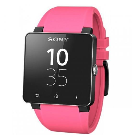 1276-4015 Sony SmartWatch 2 Wrist Strap SE20 0.9" Width Length Pink Rubber, Silicon