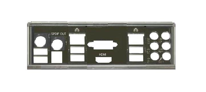 13G020303110 ASUS I/o Shield M3n Ws Fr Mainboards M3n Ws (Refurbished)