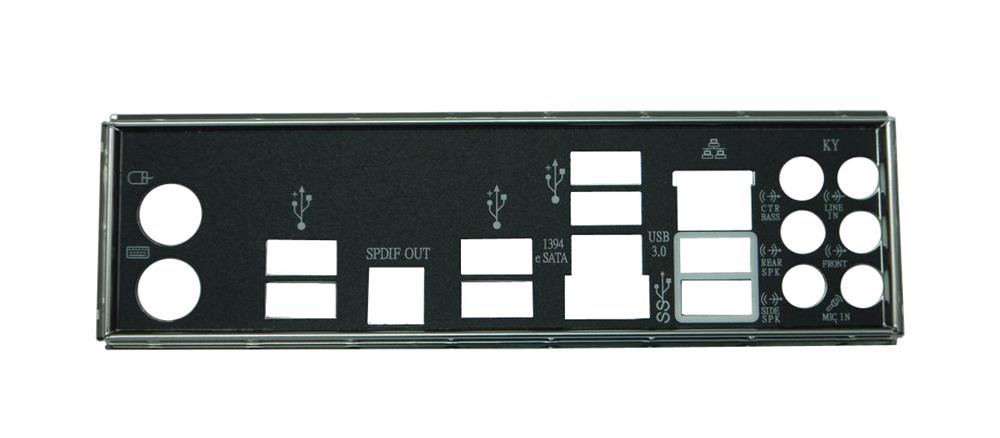 13G020357630 ASUS I/o Shield P7p55d-e Fr Mainboards P7p55d-e (Refurbished)