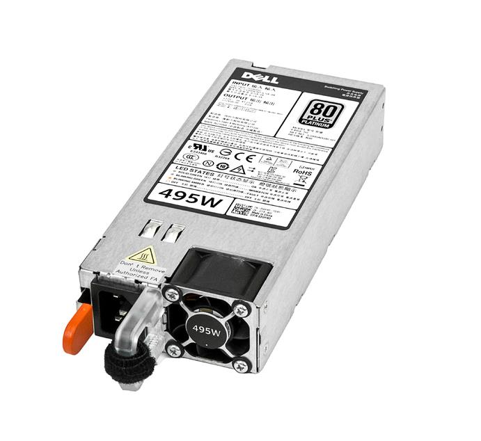 13MD5 Dell 495-Watts Redundant Hot Swap 80 Plus Platinum Power Supply for PowerEdge R520 R620 R720
