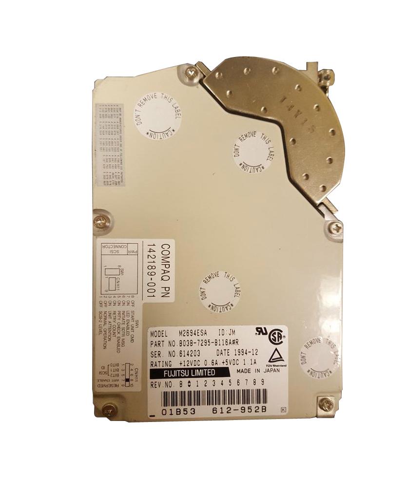 142189-001 Compaq 1.05GB SCSI-2 HD