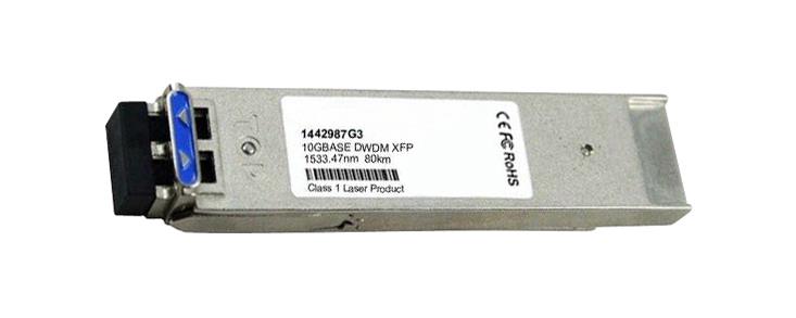 1442987G3 Adtran 10Gbps 10GBase-DWDM Single-mode Fiber 80km 1533.47nm Wavelength XFP Transceiver Module