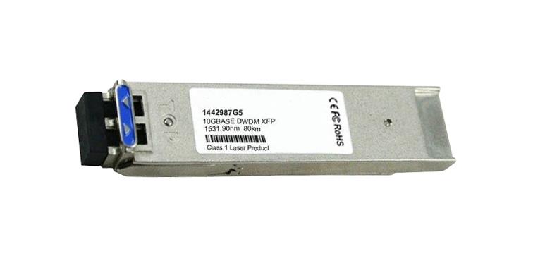 1442987G5 Adtran 10Gbps 10GBase-DWDM Single-mode Fiber 80km 1531.90nm Wavelength XFP Transceiver Module