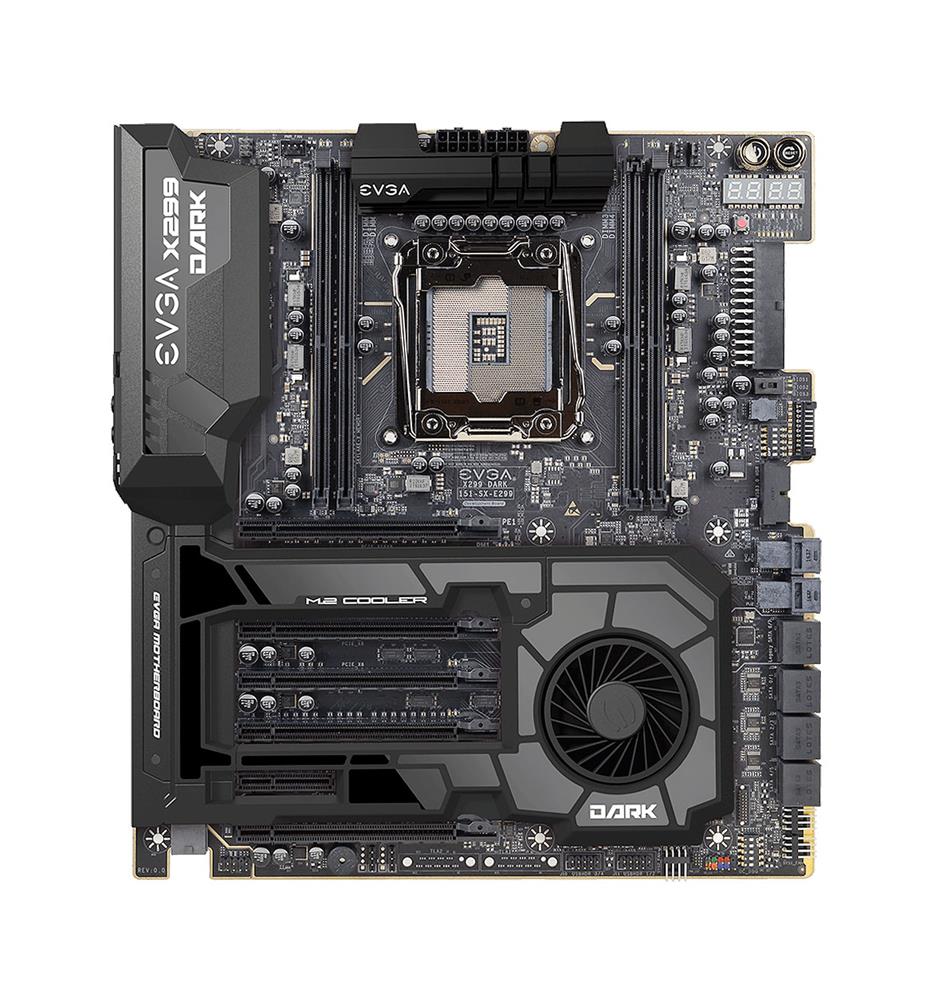151-SX-E299-KR EVGA Socket 2066 Intel X299 Chipset Intel Core X Series Processors Support DDR4 4x DIMM 6x SATA 6.0Gb/s Extended-ATX Motherboard (Refurbished)