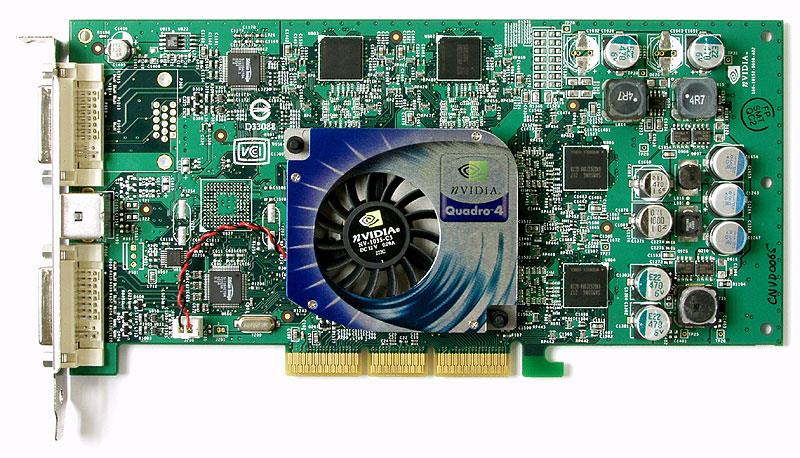 180-10152-0000-A03 Nvidia Quadro4 980XGL 128MB Dual DVI AGP 8x Video Graphics Card