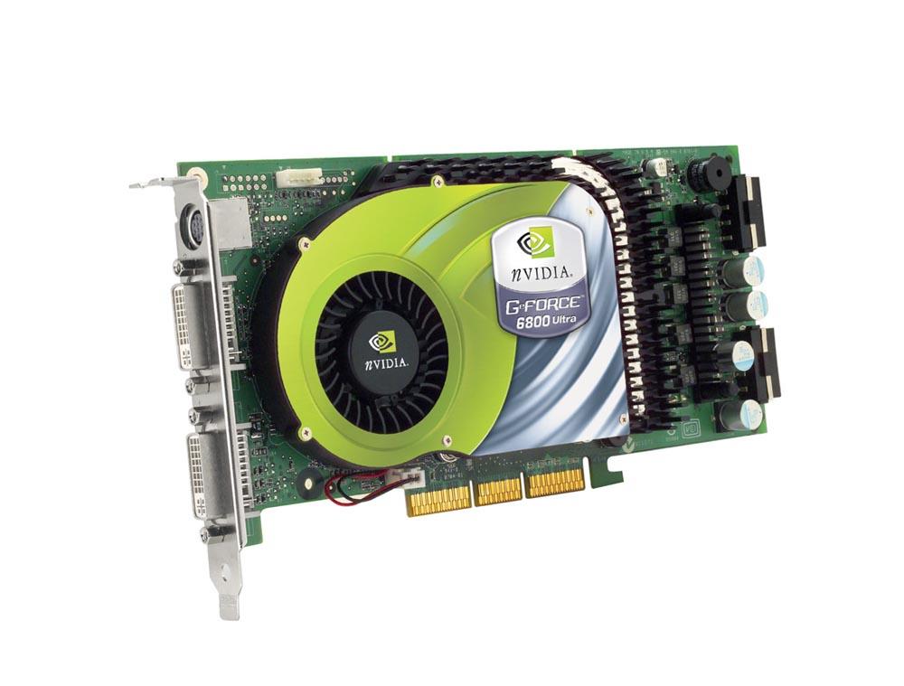 180-10211-0000-A04 Nvidia GeForce 6800 Ultra 256MB 256-Bit GDDR3 PCI Express x16 SLI Support Video Graphics Card