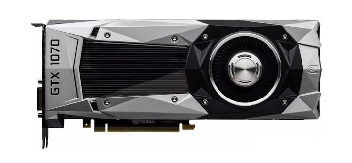 180-1G411-DAAA Nvidia GeForce GTX1070 8GB GDDR5 HDMI / DVI / 3x DisplayPort PCI-Express 3.0 x16 Video Graphics Card