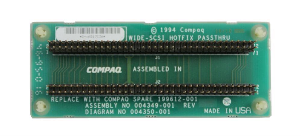 199612-001 Compaq Fast/Wide-SCSI Pass-Through Board