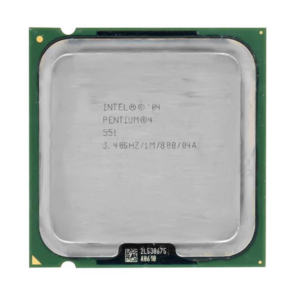 19R3011 IBM 3.40GHz 800MHz FSB 1MB L2 Cache Supporting HT Technology Intel Pentium 4 551 Processor Upgrade