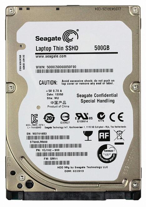 1EJ162-900 Seagate Laptop SSHD 500GB 5400RPM SATA 6Gbps 64MB Cache 8GB MLC NAND SSD 2.5-inch Internal Hybrid Hard Drive