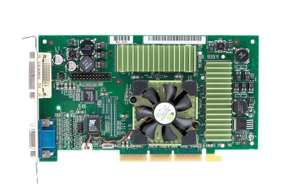 1F951 Dell 64MB nVidia GeForce 2 DDR Ultra AGP with DVI and VGA Outputs Video Graphics Card