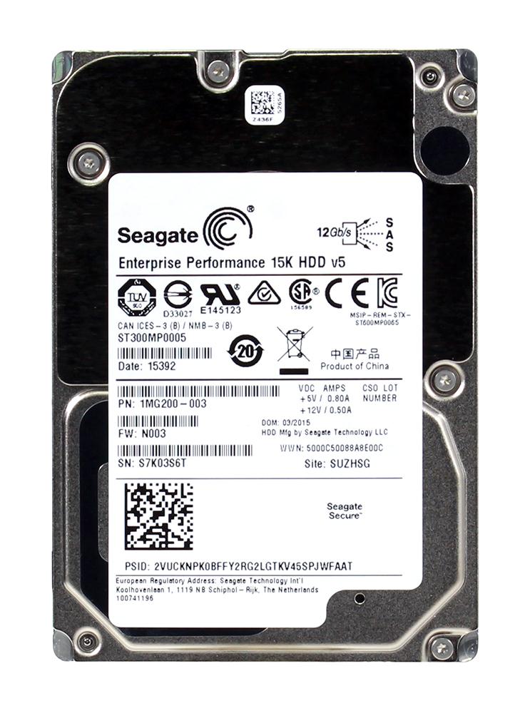 1MG200-003 Seagate Enterprise Performance 15K.5 300GB 15000RPM SAS 12Gbps 128MB Cache 2.5-inch Internal Hard Drive