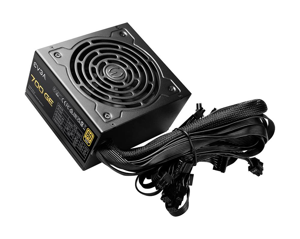 200-GE-0700-V1 EVGA GE Series 700-Watts ATX12V/EPS12V 90% Efficiency 80 Gold Non-Modular Power Supply