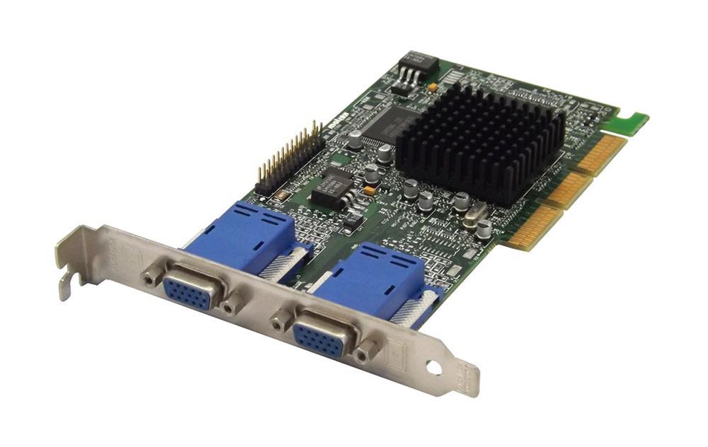 202389R-B21 HP Matrox Millennium G450 16MB Duall Head AGP Video Graphics Card
