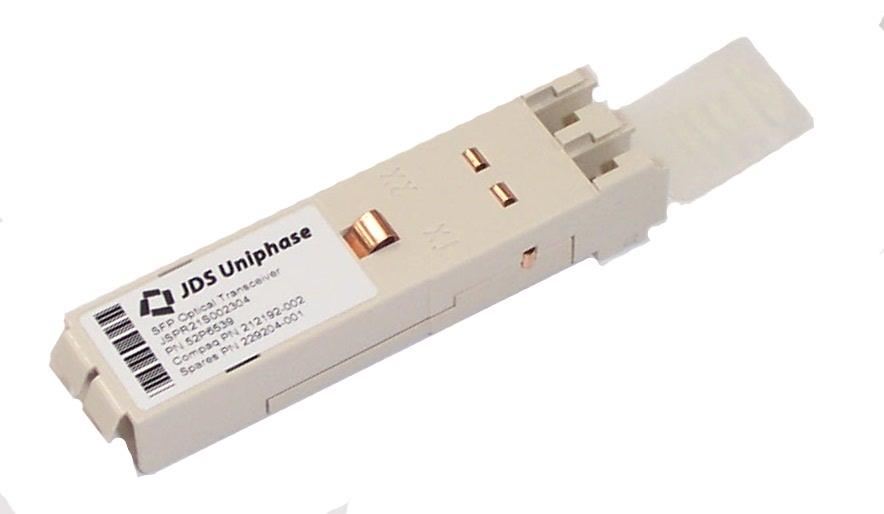 212192-002 HP 2Gbps Short Wave Fibre Channel 300m 850nm SFF Hot-Plug Optical Transceiver Module