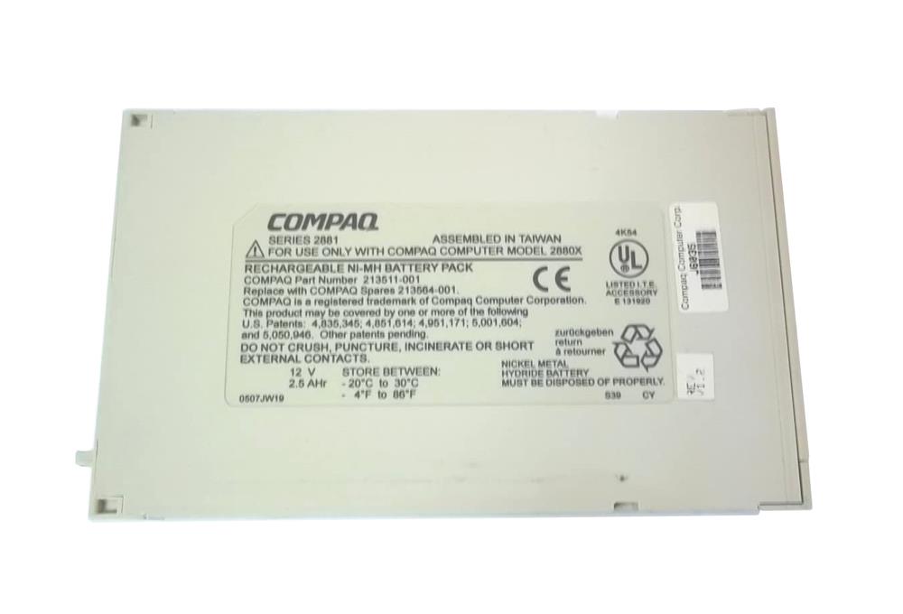 213564-002 Compaq NiMH Battery Pack (Refurbished)