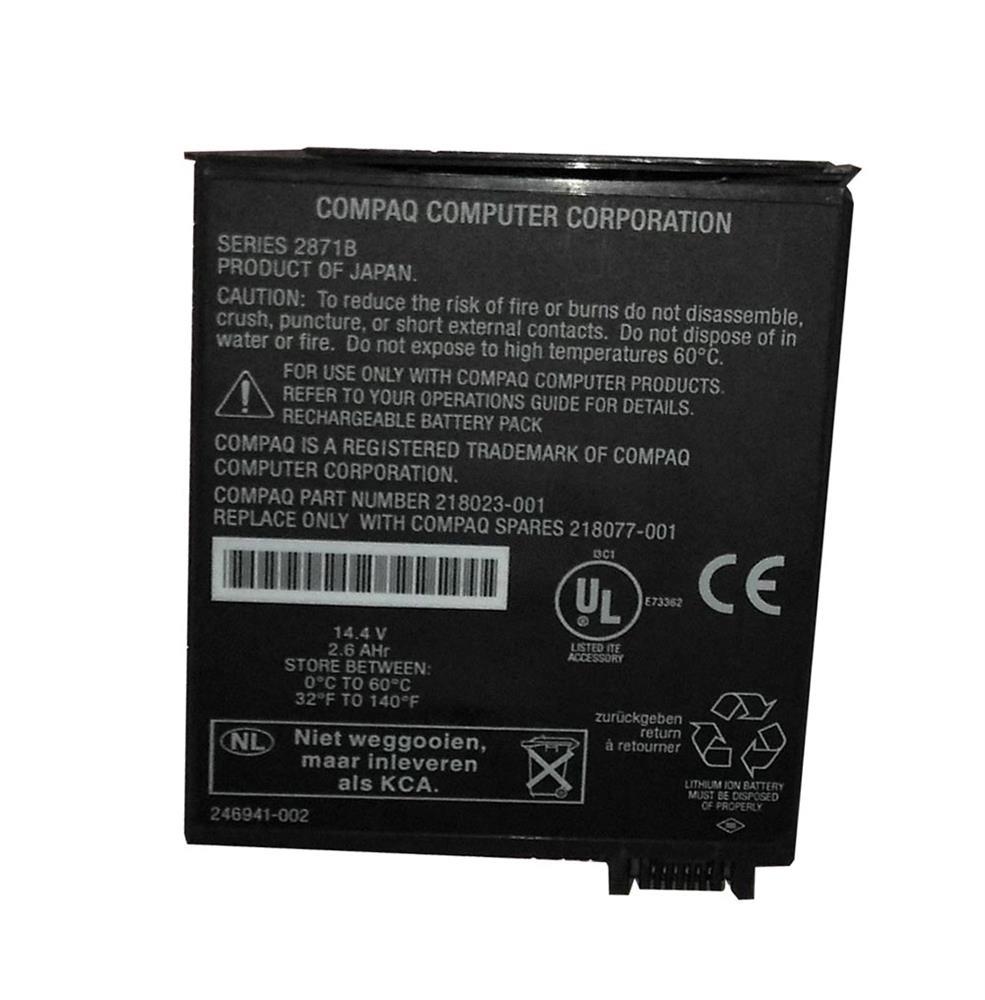 218077-001 Compaq Lithium Ion Battery Pack (Refurbished)