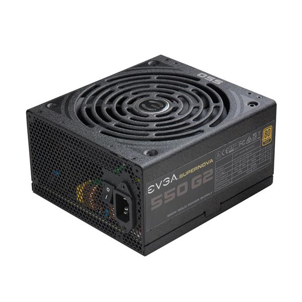 220-G2-0550-Y3 EVGA SuperNOVA 550 G2 550-Watts 80 Plus Gold Power Supply