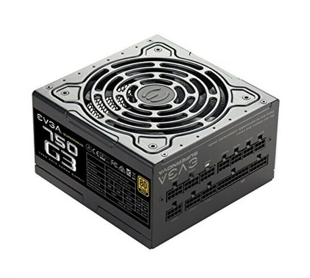 220-G3-0750-X1 EVGA SuperNOVA 750 G3 750-Watts 120-230V AC ATX12V/EPS12V Power Supply
