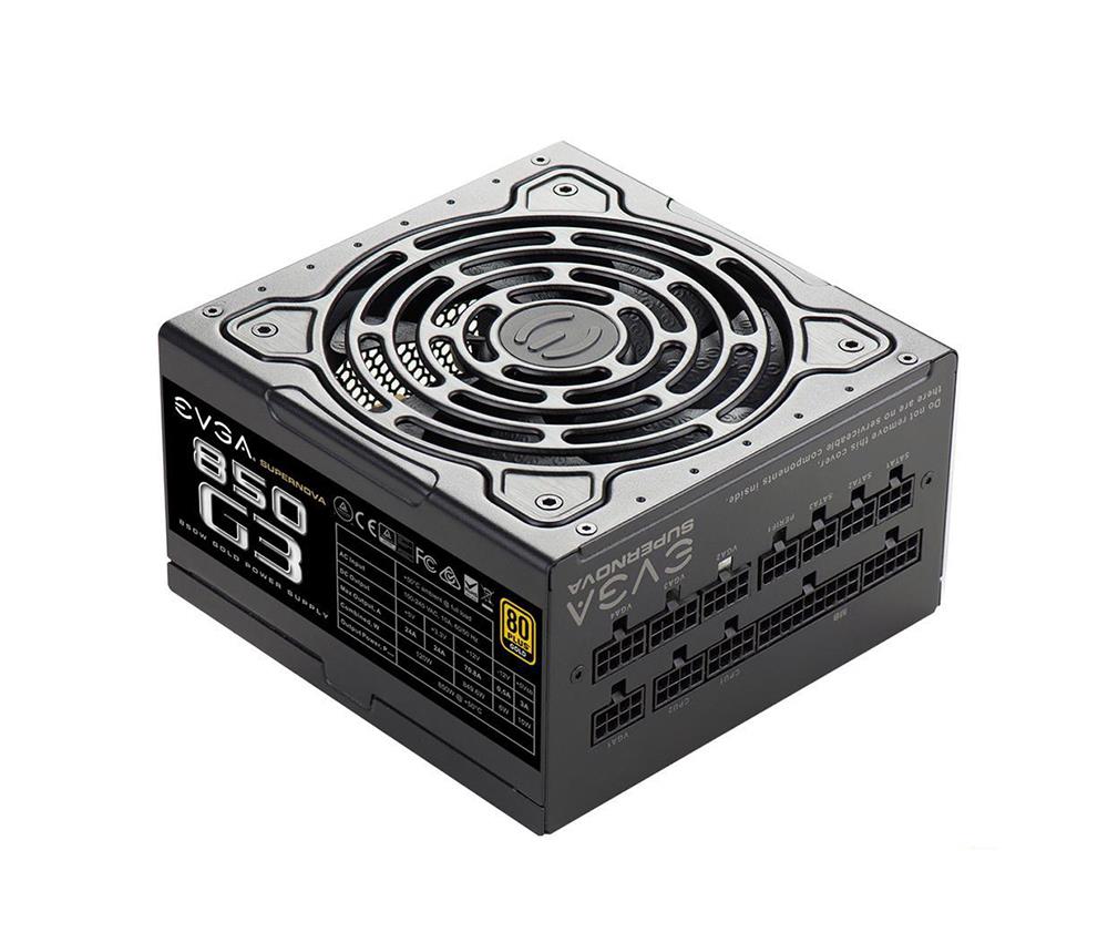 220G30850X1 EVGA SuperNova 850 G3 850-Watts ATX12V 80 Plus Gold Power Supply