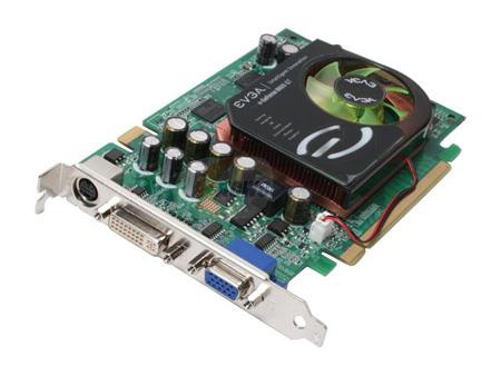 256-P2-N751-K3 EVGA GeForce 8600 GT 256MB 128-Bit GDDR3 PCI Express x16 Dual DVI/ HDTV/ S-Video/ Composite Out/ SLI Support Video Graphics Card