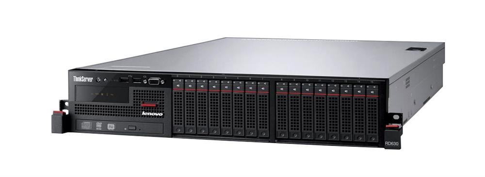 2592A3U Lenovo ThinkServer RD630 2U Rack Server 1 x Intel Xeon E5-2670 Octa-core (8 Core) 2.60 GHz 16GB Installed DDR3 SDRAM Serial ATA/600, 6Gb/s SAS Controller 0, 1, 5, 6, 10, 50, 60 RAID Levels 2 x 800 W 2 Processor Support Gigabit Ethernet ASPEED AST2300 Graphic Card DVD-Writer (Refurbished)