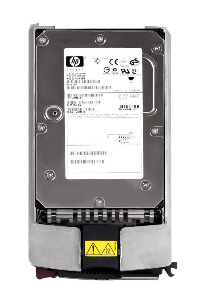 286774-008 HP 72.8GB 15000RPM Ultra-160 SCSI 80-Pin LVD Hot Swap 3.5-inch Internal Hard Drive
