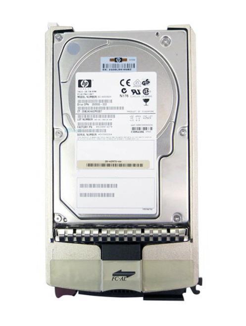 293556-B22 HP 146GB 10000RPM Fibre Channel 2Gbps Dual Port Hot Swap 3.5-inch Internal Hard Drive for StorageWorks