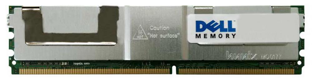 2GBPC53008 Dell 2GB PC2-5300 DDR2-667MHz ECC Fully Buffered CL5 240-Pin DIMM Dual Rank Memory Module 2GB PC53008