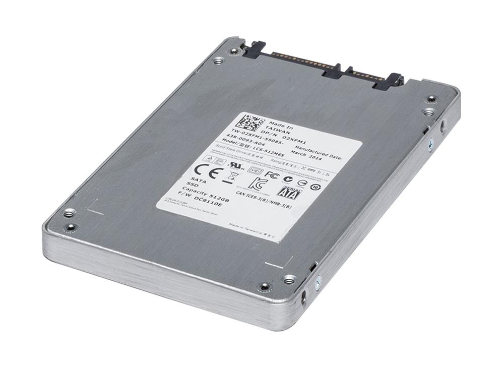 2XFM1 Dell 512GB MLC SATA 6Gbps 2.5-inch Internal Solid State Drive (SSD)