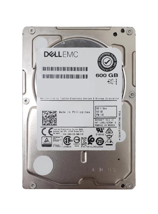 3000028082993.1-SER Dell EMC 600GB 15000RPM SAS 12Gbps 2.5-inch Internal Hard Drive with 3.5-inch Carrier