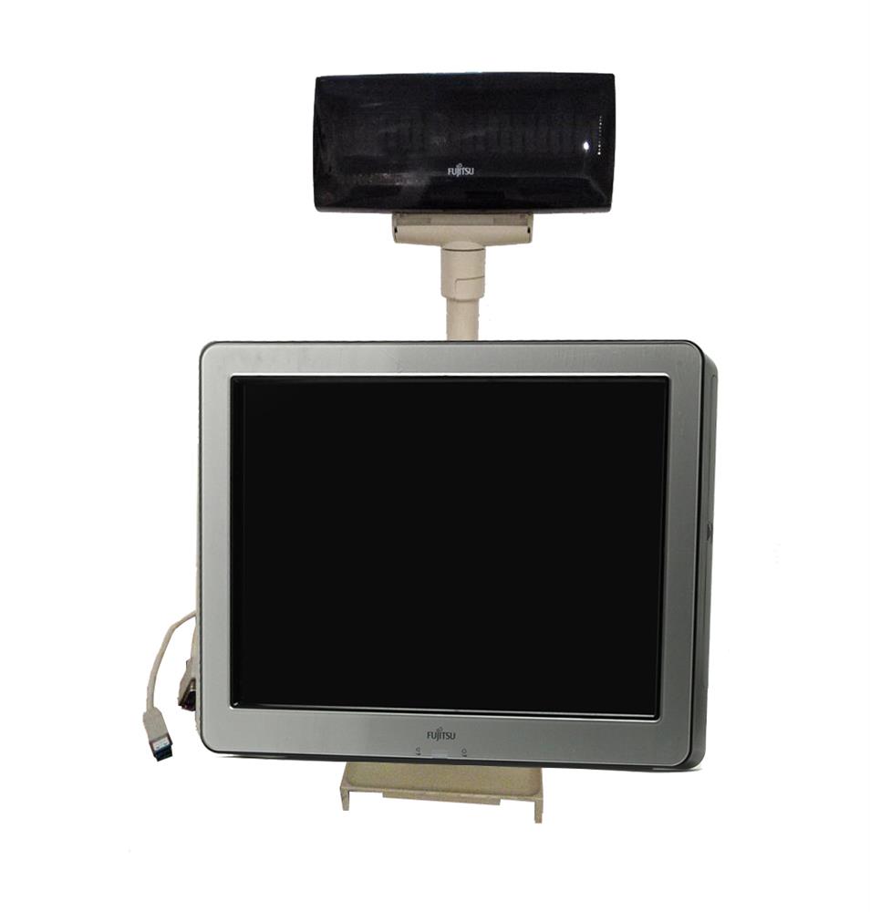 3000LCD15 Fujitsu Monitor Beige VGA / DVI 15" Touch Screen POS LCD (Refurbished)