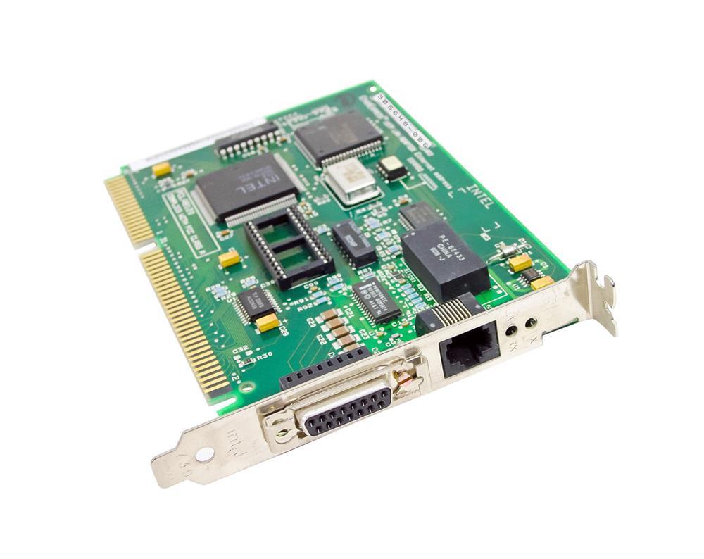 308646-004 Intel EtherExpress Single-Port RJ-45 10Mbps 10Base-2/10Base-T ISA Combo Network Adapter