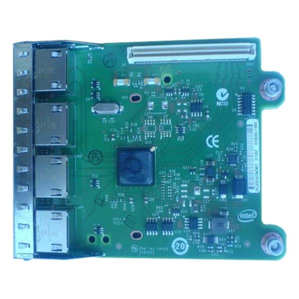 30T5J Dell Intel i350 Quad-Ports 1Gbps PCI Express Network Interface Card for PowerEdge R620, R720, R820