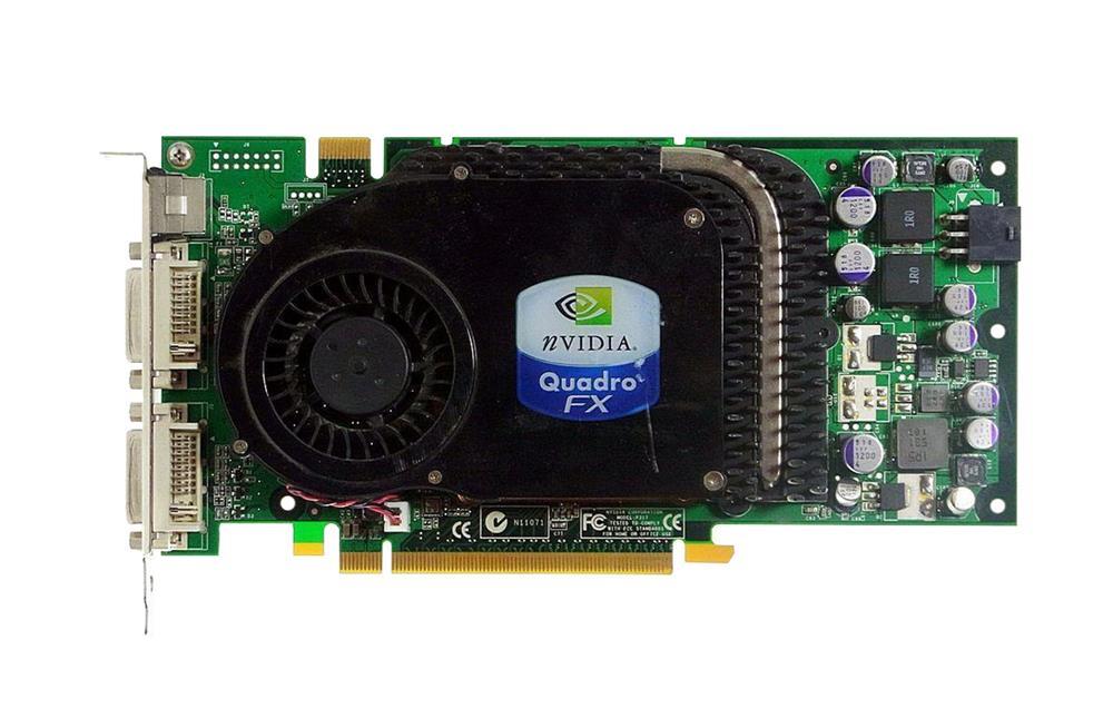 320-4367 Dell Nvidia Quadro FX3450 256MB Dual DVI / VGA PCI Video Graphics Card