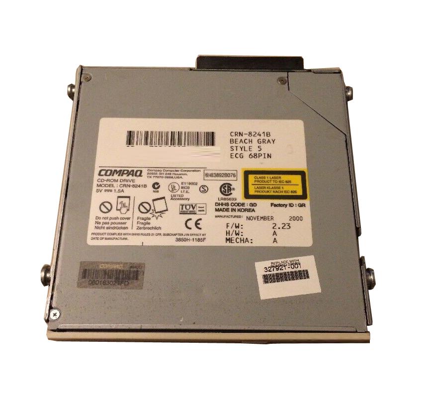 327921-001 Compaq 24X Cd Rom Drive IDE Proliant 6400 1850R Low Profile