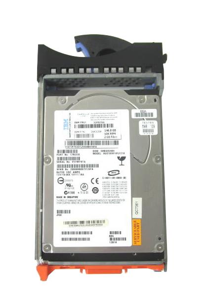 32P0765 IBM 146.8GB 10000RPM Fibre Channel 2Gbps Hot Swap 3.5-inch Internal Hard Drive