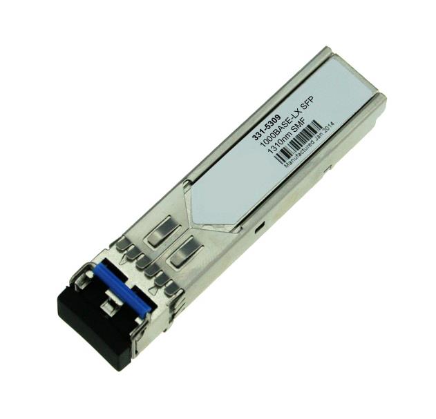 331-5309 Dell Networking Transceiver SFP 1000BASE-LX 1310nm Wavelength 10km Reach