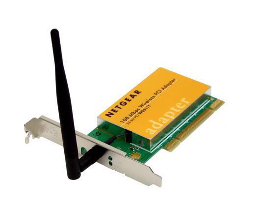 3312-4393 NetGear 108MBps Wireless PCI Adapter 32-bit PCI