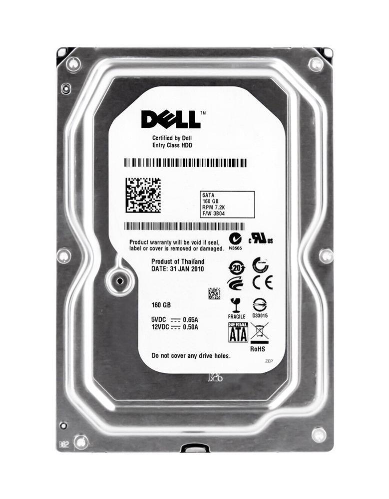 341-1180 Dell 160GB 7200RPM SATA 1.5Gbps 3.5-inch Internal Hard Drive