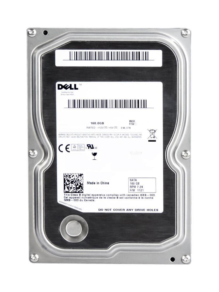 341-3765 Dell 160GB 7200RPM SATA 3Gbps 3.5-inch Internal Hard Drive