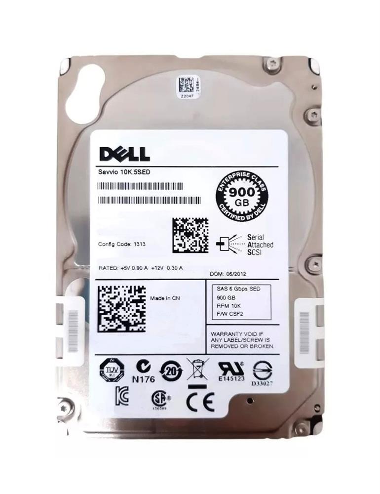 342-4143 Dell 900GB 10000RPM SAS 6Gbps 2.5-inch Internal Hard Drive