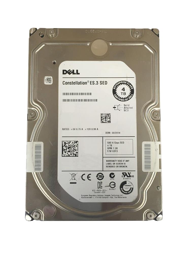 342-5299 Dell 4TB 7200RPM SAS 6Gbps 3.5-inch Internal Hard Drive