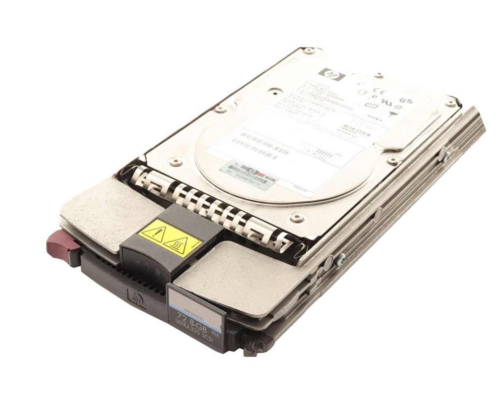 356910-007 HP 72.8GB 10000RPM Ultra-320 SCSI 80-Pin LVD Hot Swap 3.5-inch Internal Hard Drive