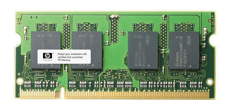 361866-001 HP 1GB PC2-3200 DDR2-400MHz non-ECC Unbuffered CL3 200-Pin SoDimm Memory Module