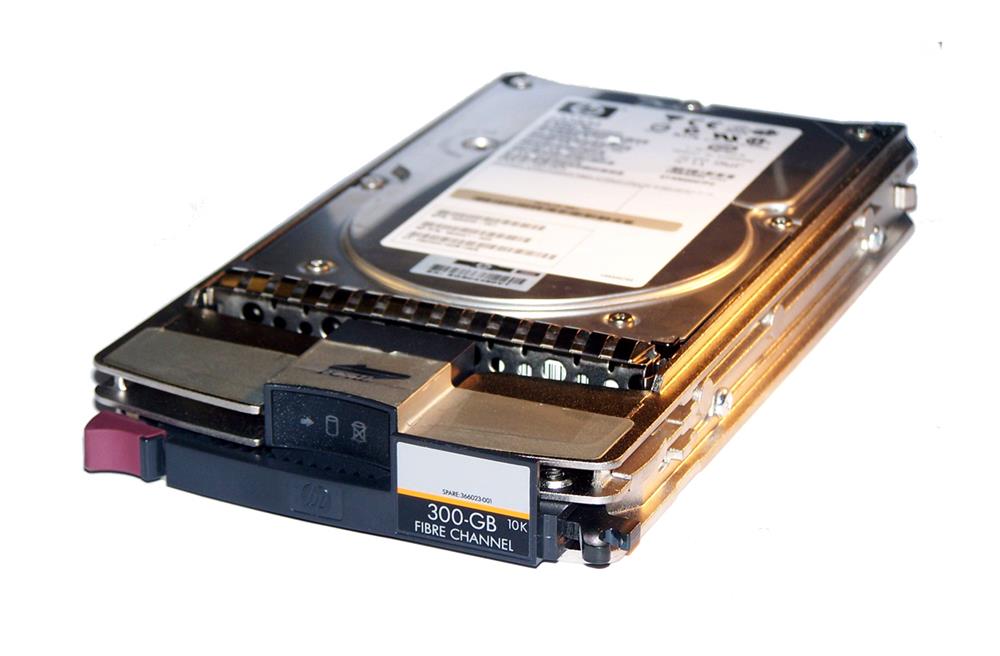 366023-001 HP 300GB 10000RPM Fibre Channel 2Gbps Dual Port Hot Swap 3.5-inch Internal Hard Drive