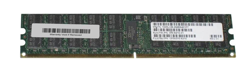 370-6210-N Sun 4GB PC2-4200 DDR2-533MHz ECC Registered CL4 240-Pin DIMM Memory Module