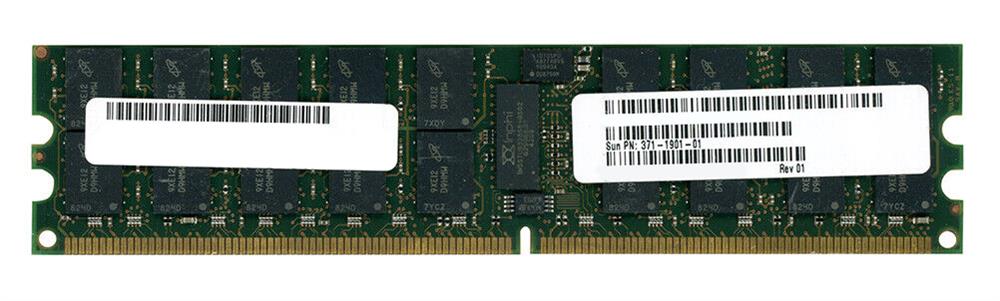 371-1901 Sun 4GB PC2-5300 DDR2-667MHz ECC Registered CL5 240-Pin DIMM Dual Rank Memory Module