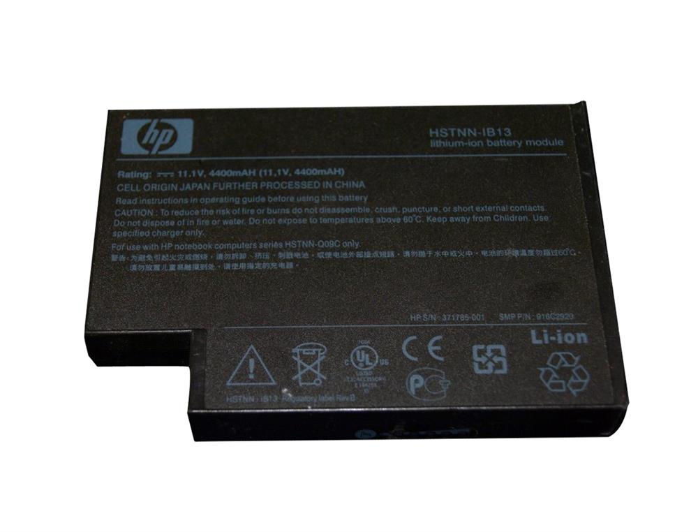 371785-001 HP Notebook Battery 4400 mAh Proprietary Lithium Ion (Li-Ion) 11.1 V DC (Refurbished)