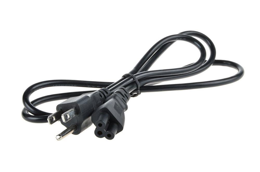 394279-001 HP 3 Prong Rounded Power cord (Black) Three Wire Conductor 3.0m (10ft) long for HP Notebook PCs